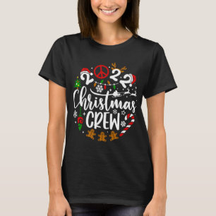 Funny 2022 Weihnachten Crew Matching Family Christ T-Shirt
