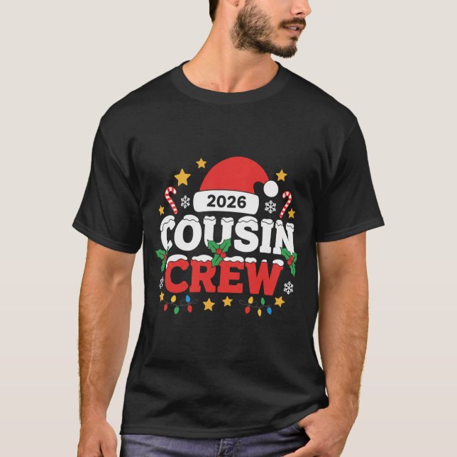 Funny 2026 Cousin Crew Kids Family Gathering  T-Shirt (Vorderseite)