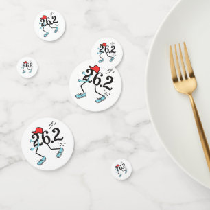Funny 26.2 Marathon Runner Table Confetti Konfetti