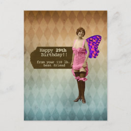 Funny 29 wieder Bester Freund Geburtstag Postkarte