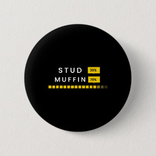 Funny 30 Stud 70 Muffin Sprichwort Vater &#; s Day Button