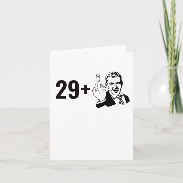 Funny 30 th Birthday Card, 30 th Birthday Card Feiertagskarte (Vorderseite)