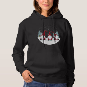 Funny 3 Nordic Gnomes Winter Weihnachten Schwedisc Hoodie