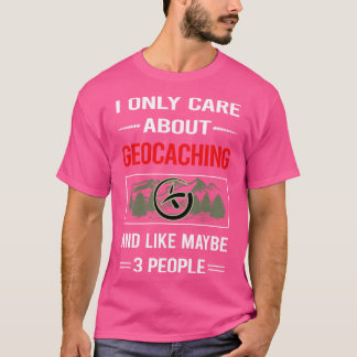 Funny 3 People 02 Geocaching Geocache Geocacher T-Shirt