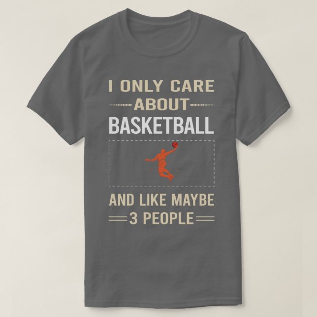 Funny 3 People Basketball T-Shirt (Design vorne)