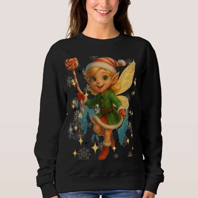 Funny 3D Cartoon Ugly Christmas Sweatshirt  (Vorderseite)