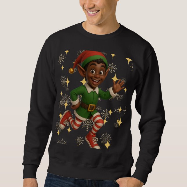 Funny 3D Cartoon Ugly Christmas Sweatshirt (Vorderseite)
