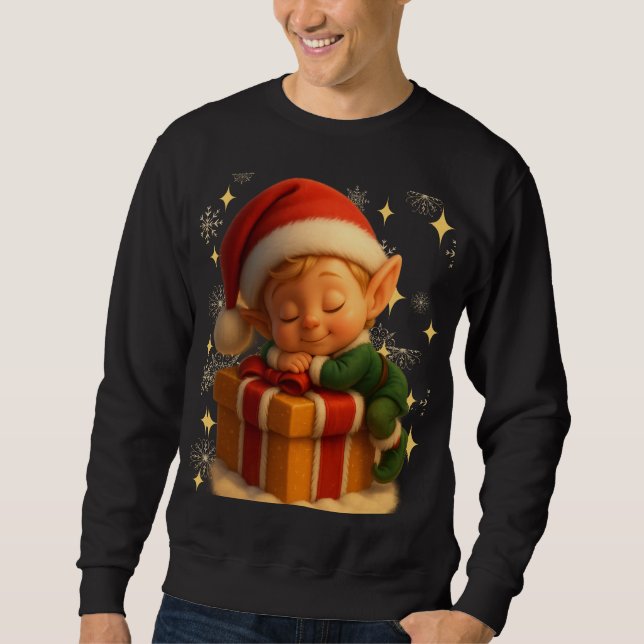 Funny 3D Cartoon Ugly Christmas Sweatshirt  (Vorderseite)