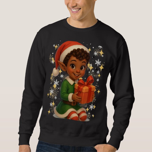 Funny 3D Cartoon Ugly Christmas Sweatshirt  (Vorderseite)