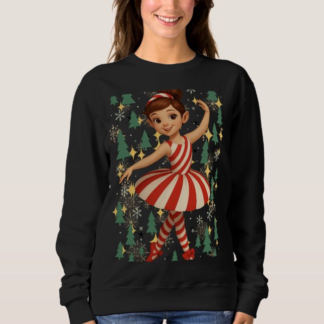 Funny 3D Cartoon Ugly Christmas Sweatshirt (Vorderseite)