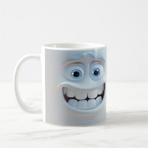 Funny 3D Face Kaffeetasse