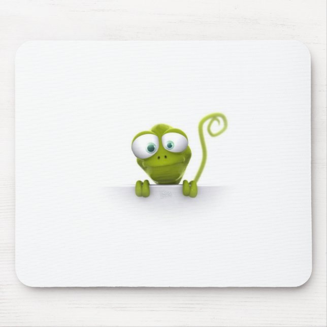funny-3d-gekko mousepad (Vorne)