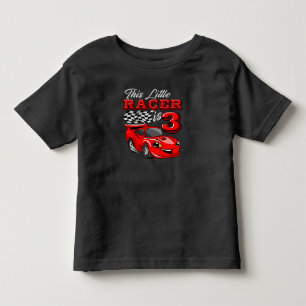 Funny 3rd Birthday Race Car Shirt design