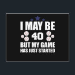 Funny 40. Geburtstag Baseball Fan 40 Jahre alt Geb Postkarte<br><div class="desc">Funny 40. Geburtstag Baseball Fan 40 Jahre alt Geburt</div>