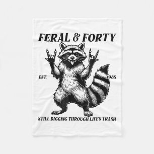 Funny 40. Geburtstag Est 1985 Feral &Amp; Vierzigr Fleecedecke