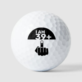 Funny 40. Geburtstagsgeschenk, 39 Plus ein Schachb Golfball