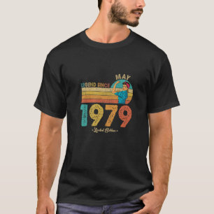 Funny 43Rd Geburtstag Mai 1979 Legend Seit 1979 43 T-Shirt