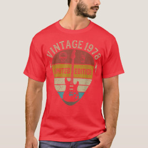 Funny 44. Geburtstagsgeschenkideen, Vintag 1978 Li T-Shirt