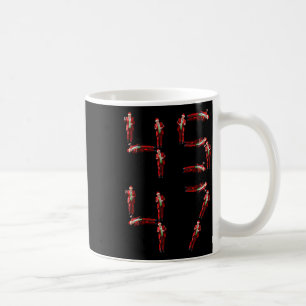 Funny 45 47 Trump tanzt WeihnachtsWeihnachten Weih Kaffeetasse