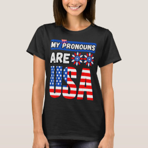 Funny 4. Juli meine Aussprache sind USA T-Shirt