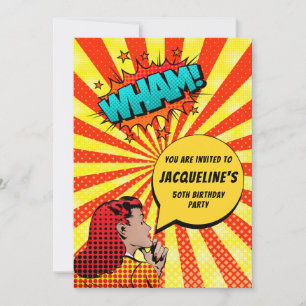 Funny 50. Geburtstag Einladung