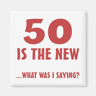 Funny 50. Geburtstag Gag Geschenke Magnet