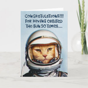 Funny 50. Geburtstag Karte