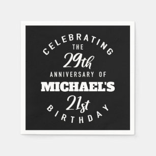 Funny 50. Geburtstag Personalisiert Serviette