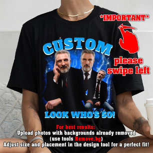 Funny 50. Geburtstag Shirt, Schau, wer ist 50!, Bo T-Shirt