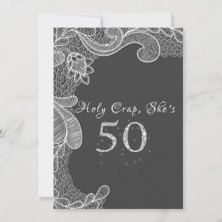 Funny, 50. Geburtstagsparty Einladung