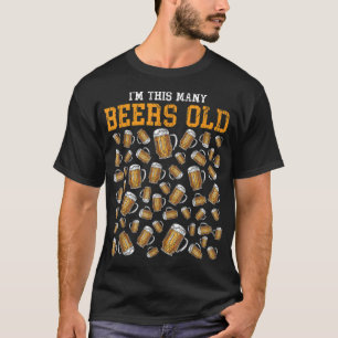 Funny 50 Jahre alt Geburtstag bin ich so viele Bie T-Shirt