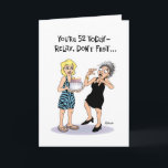 Funny 52. Geburtstagskarte Karte<br><div class="desc">Funny 52. Geburtstagskarte für eine Frau,  die sich über das 52-jährige Leben lustig macht</div>