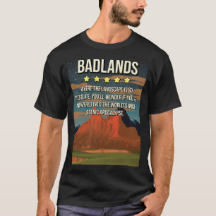 Funny 5 Star Badlands National Park Review T-Shirt