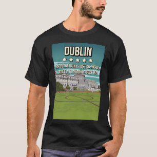 Funny 5 Star Dublin Irland Reiseplakat T-Shirt
