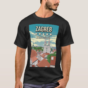 Funny 5 Star Zagreb Kroatien Reiseplaner Bewertung T-Shirt