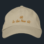 Funny 60. Geburtstag Hut - 60 ist die neue 60-Hürd<br><div class="desc">Ein Mann oder eine Frau,  die 60 Jahre alt wird,  wird diese lustige,  anpassbare 60. Geburtstagskappe mit der Liebe "60 ist die neue 60." Es ist kühn,  unverschämt und zuversichtlich.. wie ein 60-jähriges Kind.</div>