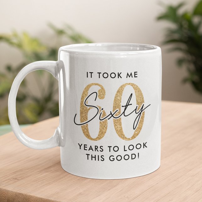 Funny 60. Geburtstagsgeschenk Kaffeetasse (Von Creator hochgeladen)