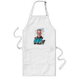 Funny 60 so what Quote Photo 60th Birthday Lange Schürze