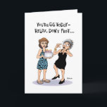 Funny 66. Geburtstag Karte<br><div class="desc">Funny 66. Geburtstagskarte für Frauen, die nicht bereit sind, 66 Jahre alt zu werden</div>