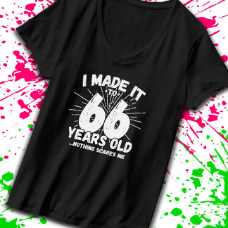Funny 66. Geburtstag Zitat sarkastisch 66 Jahre al T-Shirt