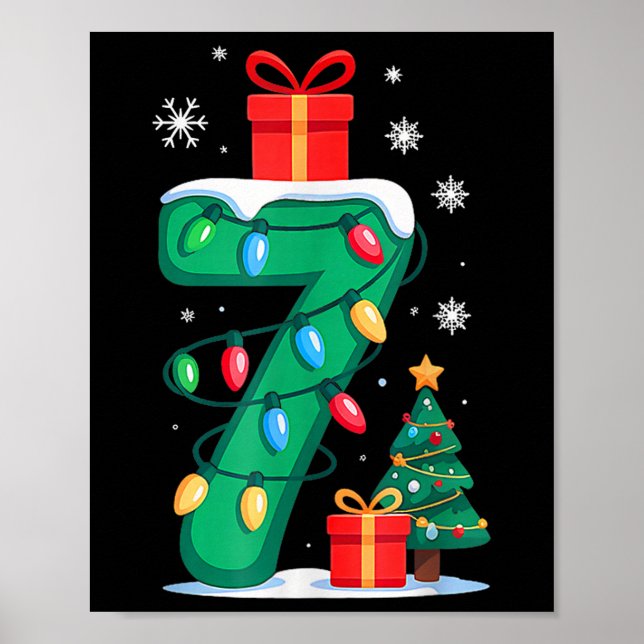 Funny 67 Christmas 6 7 Six Seven Meme 6 7 Matching Poster (Vorne)