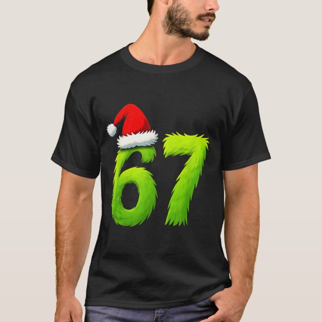 Funny 67 Christmas Six Seven Meme 6 7 Teens Boys G T-Shirt (Vorderseite)