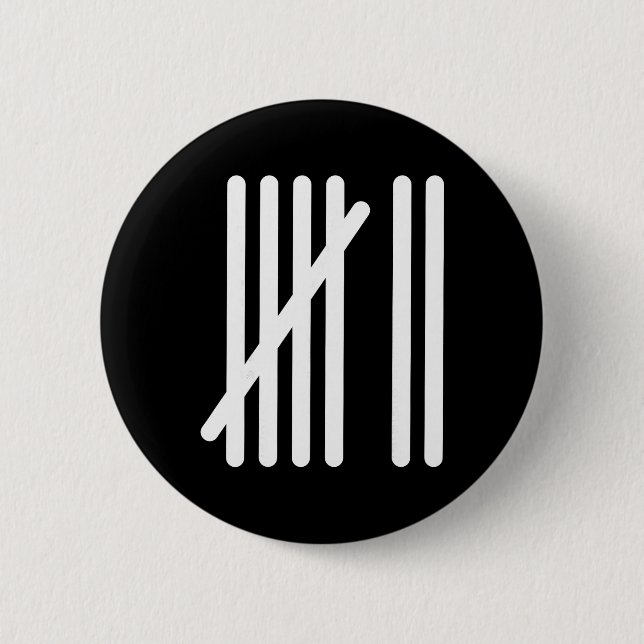 Funny 67 Math Teacher Kindergarten Number Counting Button (Vorderseite)