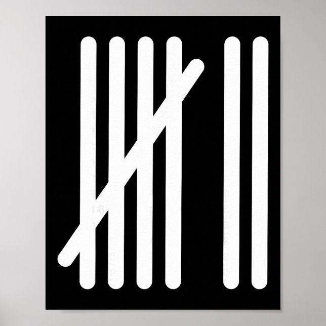 Funny 67 Math Teacher Kindergarten Number Counting Poster (Vorne)