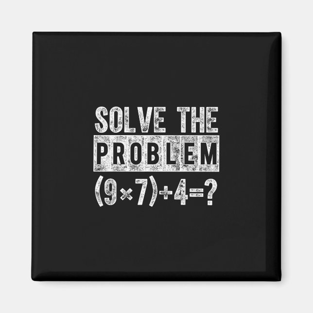 Funny 67 Meme Pemdas Elementary Math Teacher Brain Magnet (Vorne)