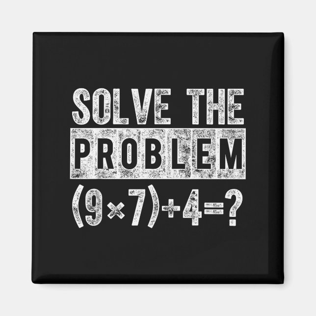 Funny 67 Meme Pemdas Elementary Math Teacher Brain Magnet (Vorne)