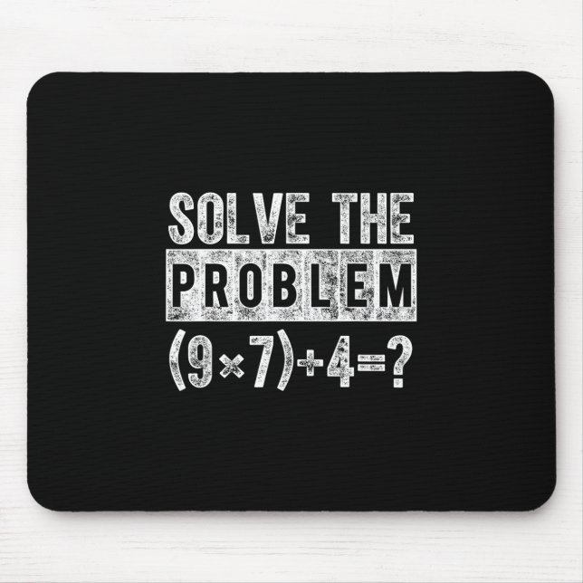 Funny 67 Meme Pemdas Elementary Math Teacher Brain Mousepad (Vorne)