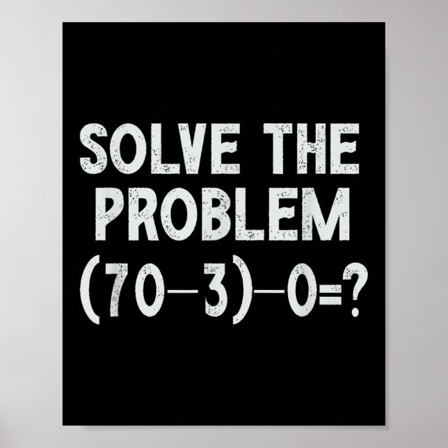 Funny 67 Meme Pemdas Elementary Math Teacher Brain Poster (Vorne)