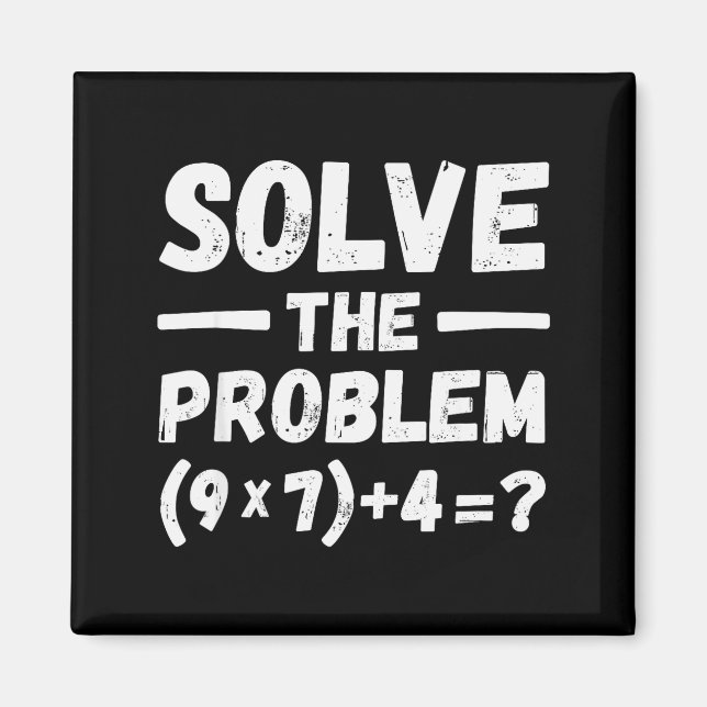 Funny 67 Meme Pemdas Elementary Math Teacher Humor Magnet (Vorne)