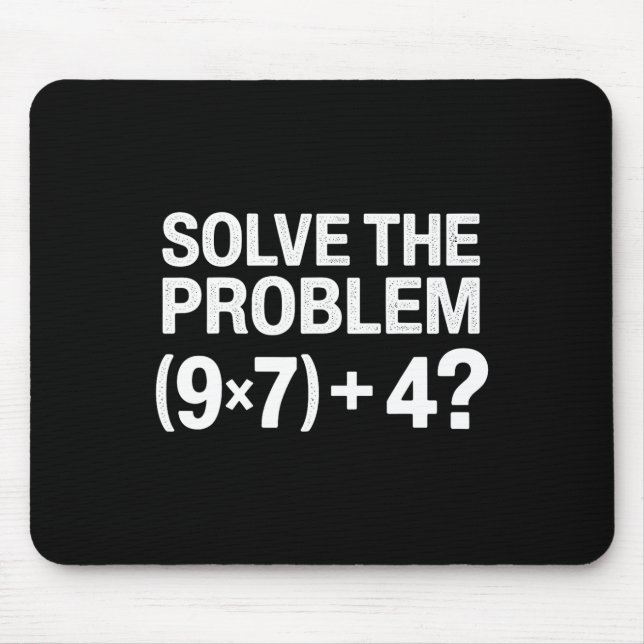 Funny 67 Meme Pemdas Math Teacher Brainrot Element Mousepad (Vorne)